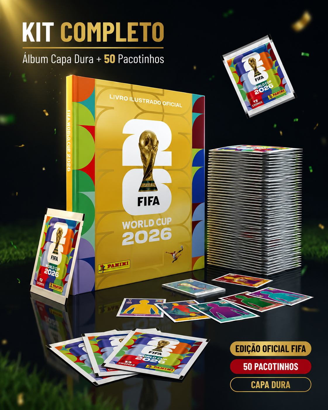 Álbum Capa Dura + Figurinha