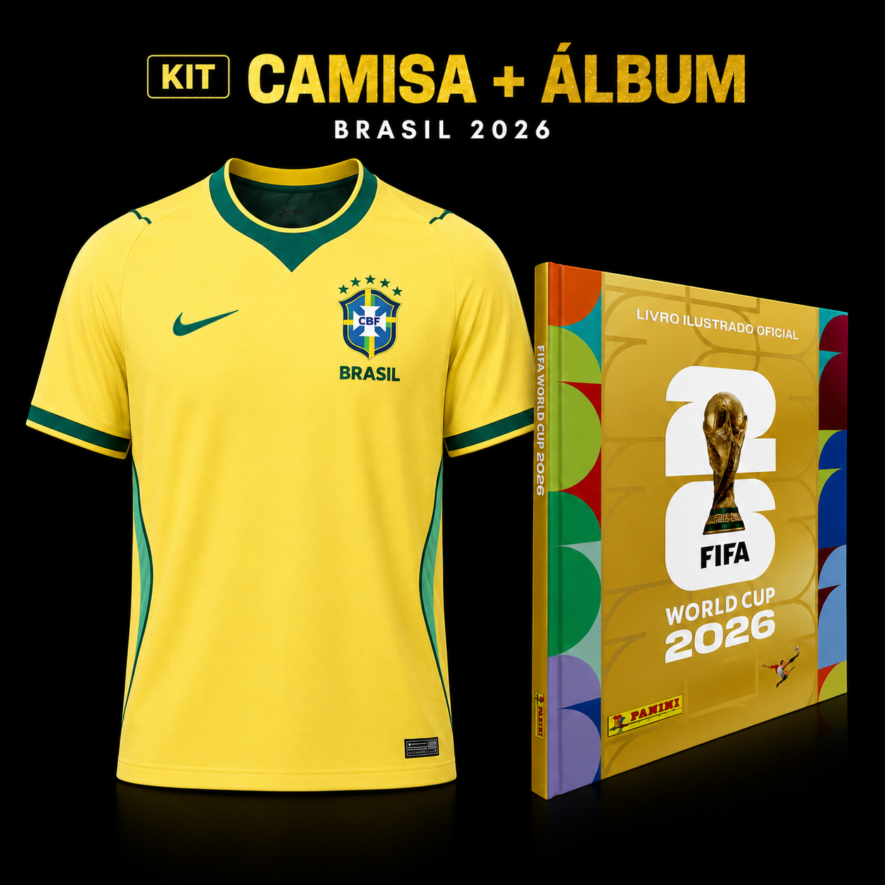 Kit Torcedor + Personalização + Álbum